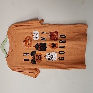 Disney Parks Oh My Gourd Halloween T shirt 2022 Youth size XL
